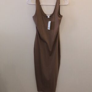 Bar III Tan Midi Dress